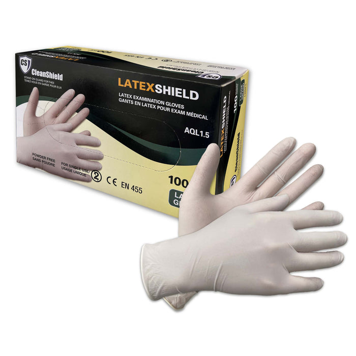 Latex Shield Latex Examination Gloves - Style LW50 - 5 Mil