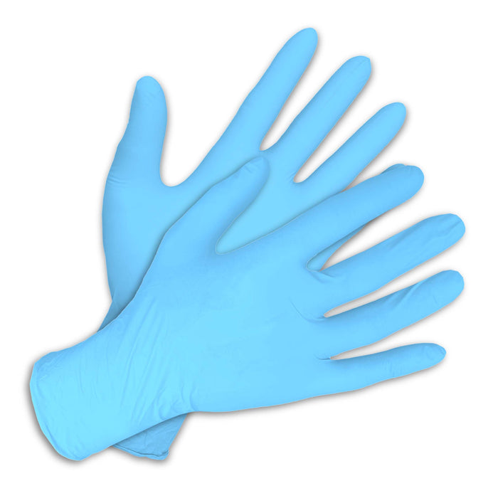 LightBlue Shield Nitrile Examination Gloves - Style NSB35 - 3.5 Mil