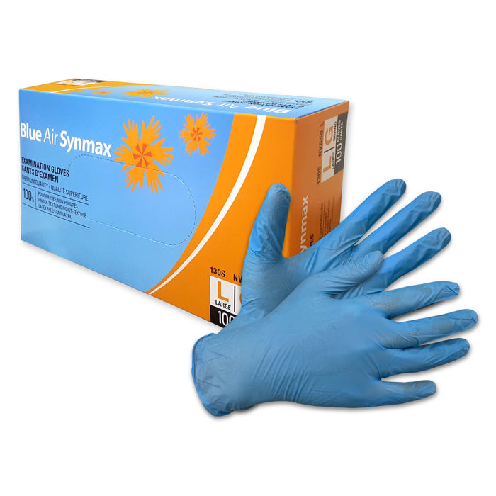 Blue Air Synmax Synthetic Examination Gloves - Style NVB50 - 5 Mil