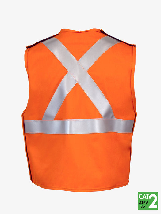 Westex Ultrasoft 7oz. Yard Vest by IFR Workwear - Style USO1715 - Orange