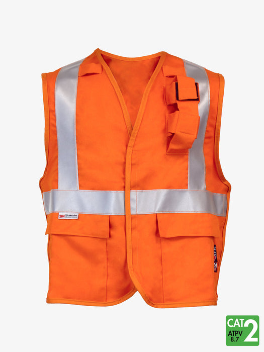 Westex Ultrasoft 7oz. Yard Vest by IFR Workwear - Style USO1715 - Orange