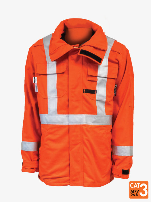 Westex Ultrasoft 7oz. Hi-Vis FR Shell Jacket by IFR Workwear - Style USO413