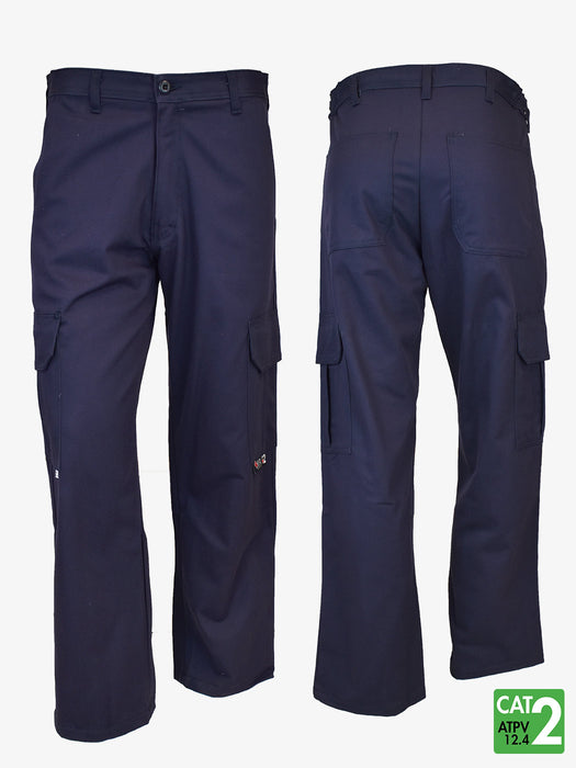 Westex Ultrasoft 9oz. Flame Resistant Cargo Pants by IFR Workwear - Style 611-Navy