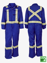 Westex DH Antistat 6.5 oz Deluxe Coveralls By IFR Workwear - Style 109 - Royal Blue